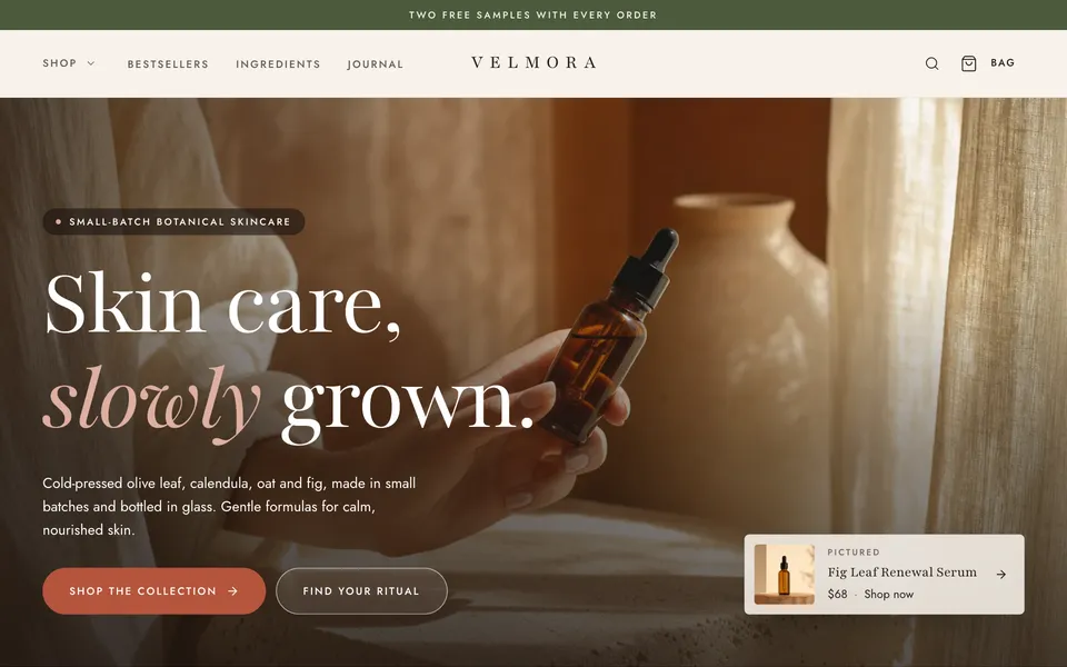 Velmora online store template